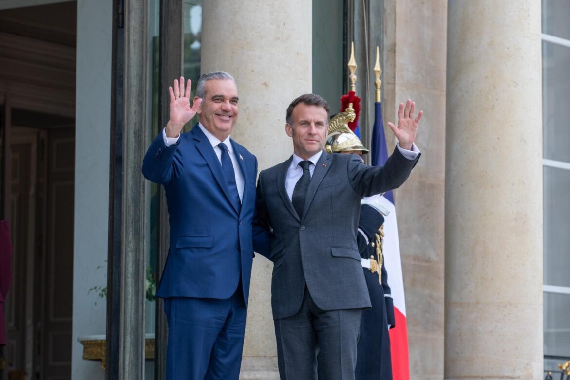 Abinader y Macron fortalecen cooperación; Francia respalda monorriel de Santo Domingo